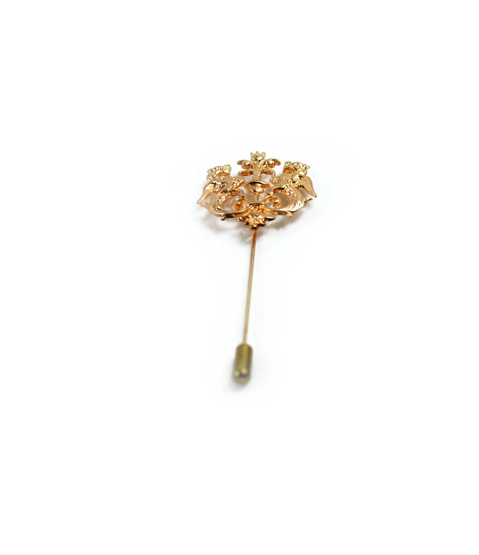 Royal Golden Lapel Pin