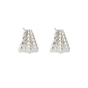 Sea Urchin Wrap Stud Earrings (Silver or Gold)