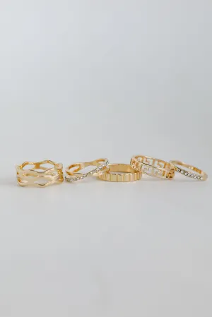 Sienna Gold Ring Set