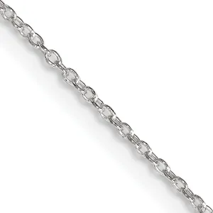 Silver Polished 0.6-mm Fancy Rolo Cable Chain