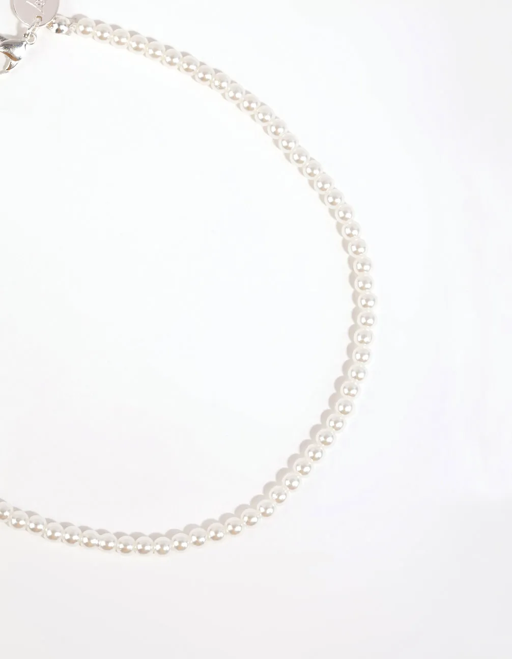 Silver Small Pearl Choker