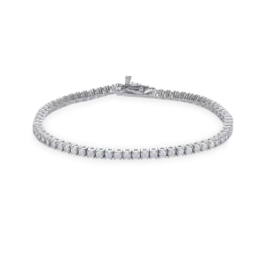 SPARKLING THIN TENNIS BRACELET