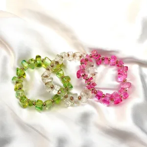 TFC Summer Neon Bead Bracelet Stack (Set of 3)