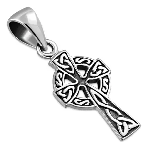 Tiny Celtic Cross Pendant Sterling Silver