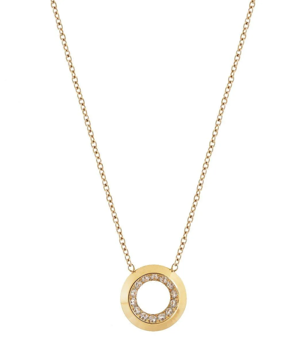 Zinnia Necklace Gold